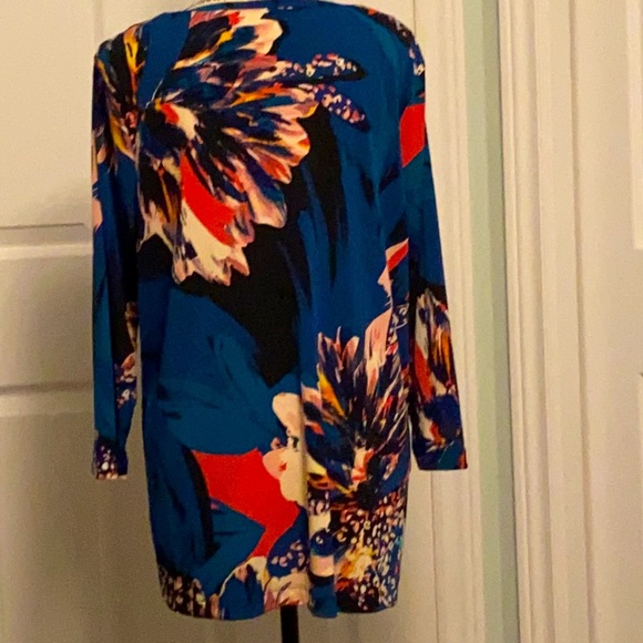 🎈Dana Buchman L Floral  Tunic - Picture 4 of 14